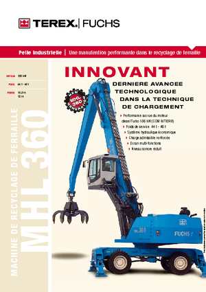 Manipulateurs de matériaux Terex-Fuchs MHL 360 D