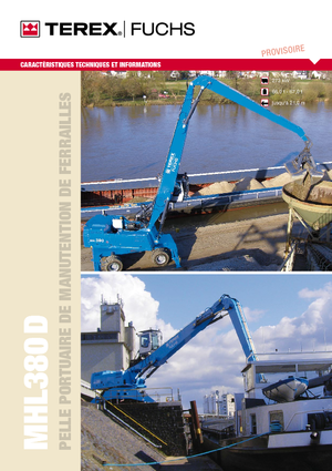 Manipulateurs de matériaux Terex-Fuchs MHL 380 D