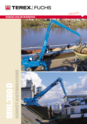 Manipulateurs de matériaux Terex-Fuchs MHL 380 D