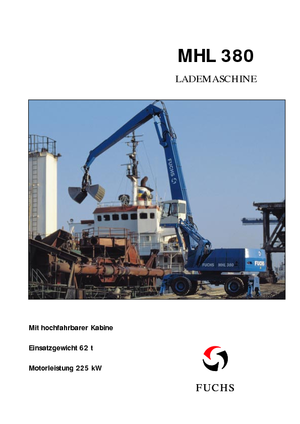 Manipulateurs de matériaux Fuchs MHL 380