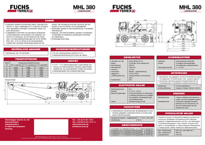 Manipulateurs de matériaux Terex-Fuchs MHL 380