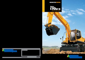 Excavatrice sur pneus Hyundai R170W-9