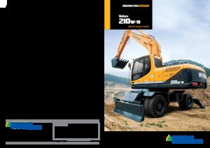 Excavatrice sur pneus Hyundai R210W-9