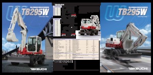 Excavatrice sur pneus Takeuchi TB 295W
