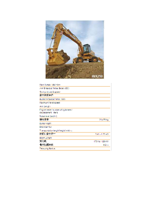 Excavatrice sur pneus Case WX 210