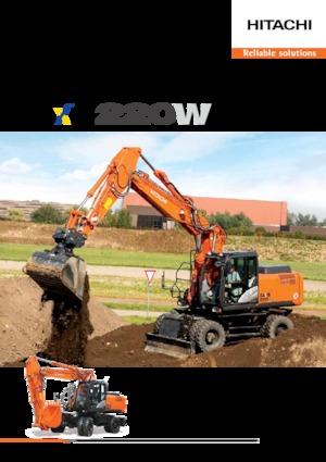 Excavatrice sur chenilles Hitachi ZX220W-5B