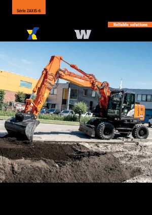 Excavatrice sur pneus Hitachi ZX170W-6