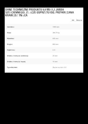 Godet pour chargeuses sur pneus Caterpillar 0,9 m3