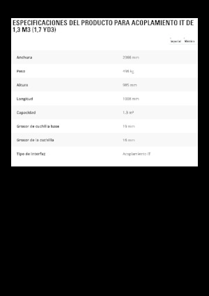 Godet pour chargeuses sur pneus Caterpillar 1,3 m3