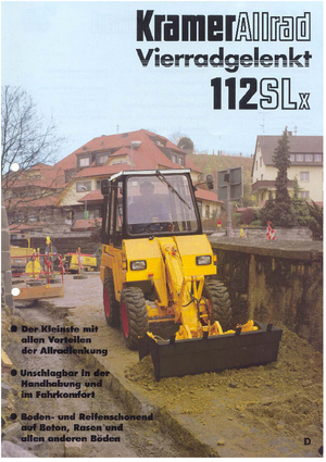 Chargeuses sur pneus Kramer 112 SL
