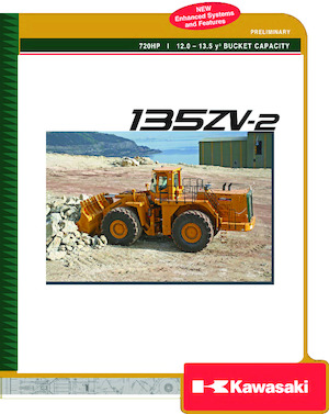 Chargeuses sur pneus Kawasaki 135Z V-2