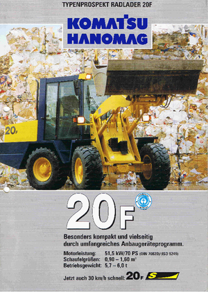 Chargeuses sur pneus Hanomag 20 F