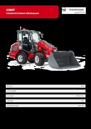 Chargeuses sur pneus Weidemann 2080 T