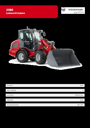 Chargeuses sur pneus Weidemann 2080
