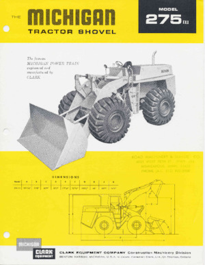 Chargeuses sur pneus Clark Michigan 275