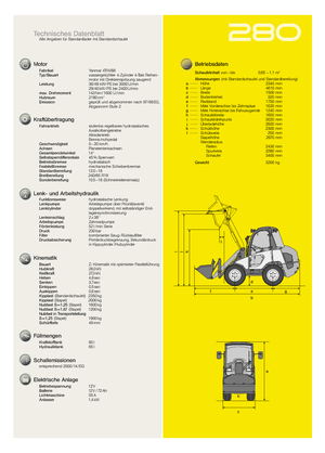 Chargeuses sur pneus Kramer 280