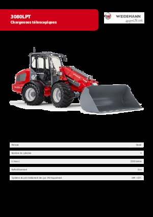 Chargeuses sur pneus Weidemann 3080 LP T 