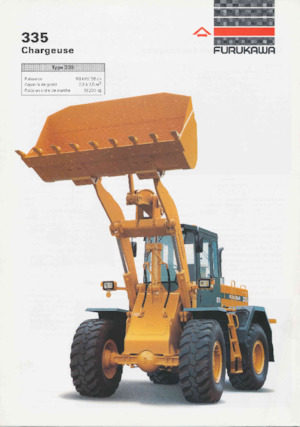 Chargeuses sur pneus Furukawa 335