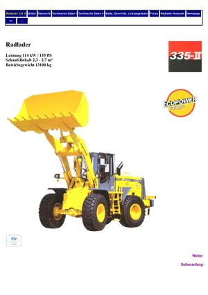 Chargeuses sur pneus Furukawa 335 II