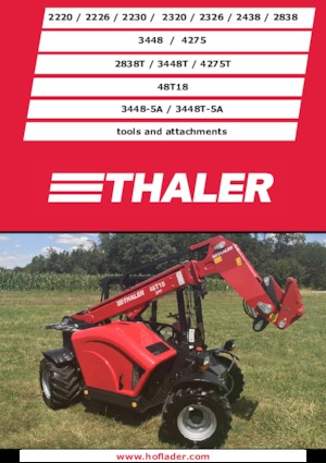 Chargeuses sur pneus Thaler 3448 L