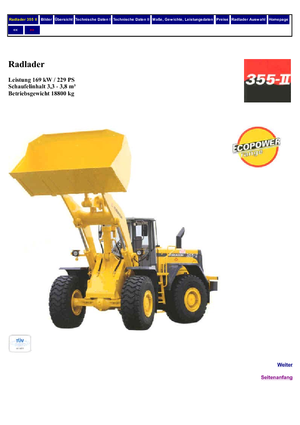 Chargeuses sur pneus Furukawa 355 II