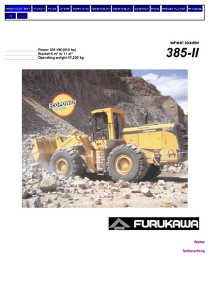 Chargeuses sur pneus Furukawa 385