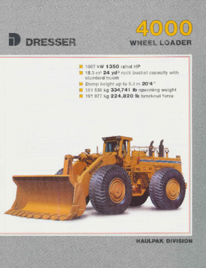 Chargeuses sur pneus Dresser 4000