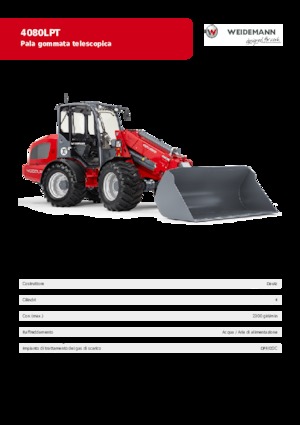 Chargeuses sur pneus Weidemann 4080 LP T 