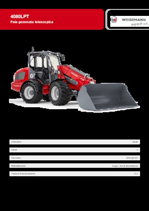 Chargeuses sur pneus Weidemann 4080 LP T 