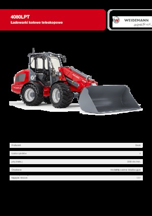 Chargeuses sur pneus Weidemann 4080 LP T 