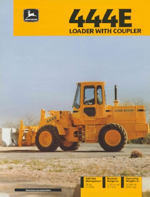 Chargeuses sur pneus John Deere Construction 444 E