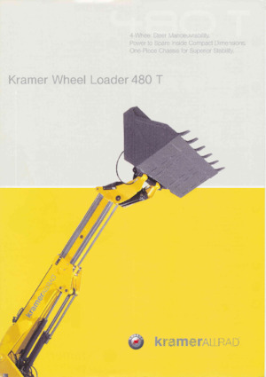 Chargeuses sur pneus Kramer 480 T