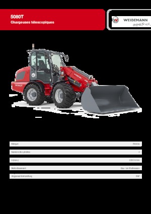 Chargeuses sur pneus Weidemann 5080 T