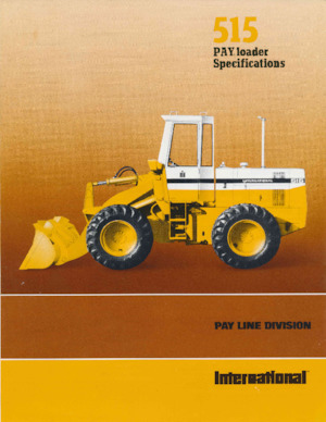 Chargeuses sur pneus International Harvester 515