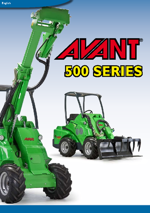 Chargeuses sur pneus Avant Tecno Avant 520