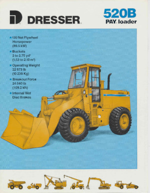 Chargeuses sur pneus Dresser 520 B