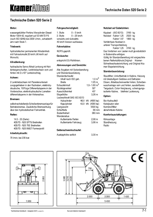 Chargeuses sur pneus Kramer 520 Serie 2
