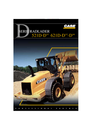 Chargeuses sur pneus Case 521 DXT