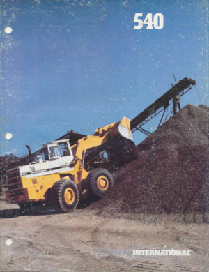 Chargeuses sur pneus International Harvester 540