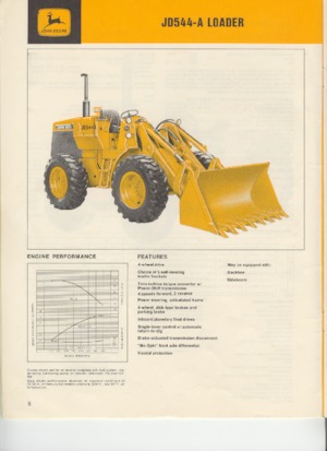Chargeuses sur pneus John Deere Construction 544 A
