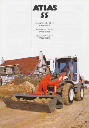 Chargeuses sur pneus Atlas 55