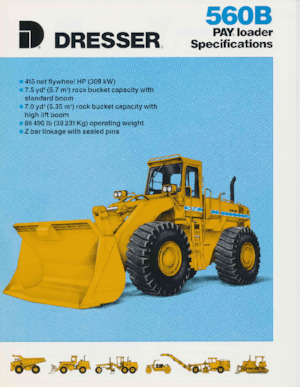 Chargeuses sur pneus Dresser 560 B