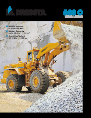 Chargeuses sur pneus Dressta 560 C