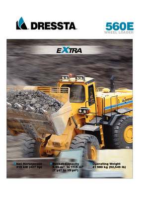 Chargeuses sur pneus Dressta 560 E Extra