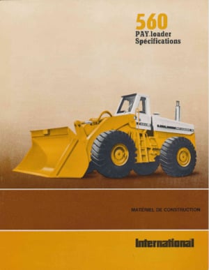 Chargeuses sur pneus International Harvester 560