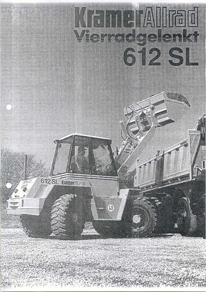 Chargeuses sur pneus Kramer 612 SL
