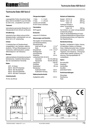 Chargeuses sur pneus Kramer 620 Serie 2