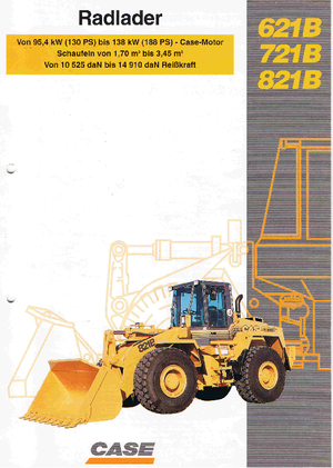 Chargeuses sur pneus Case 721 B