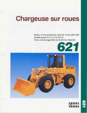 Chargeuses sur pneus Case 621 