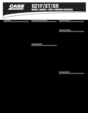 Chargeuses sur pneus Case 621 F